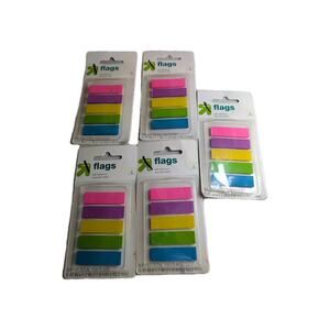 750 Up & Up Self Adhesive Repositionable Flags For Office School .47"x1.7" New